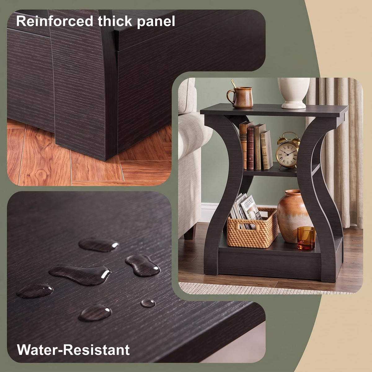 Brown End Tables Set of 2 P795