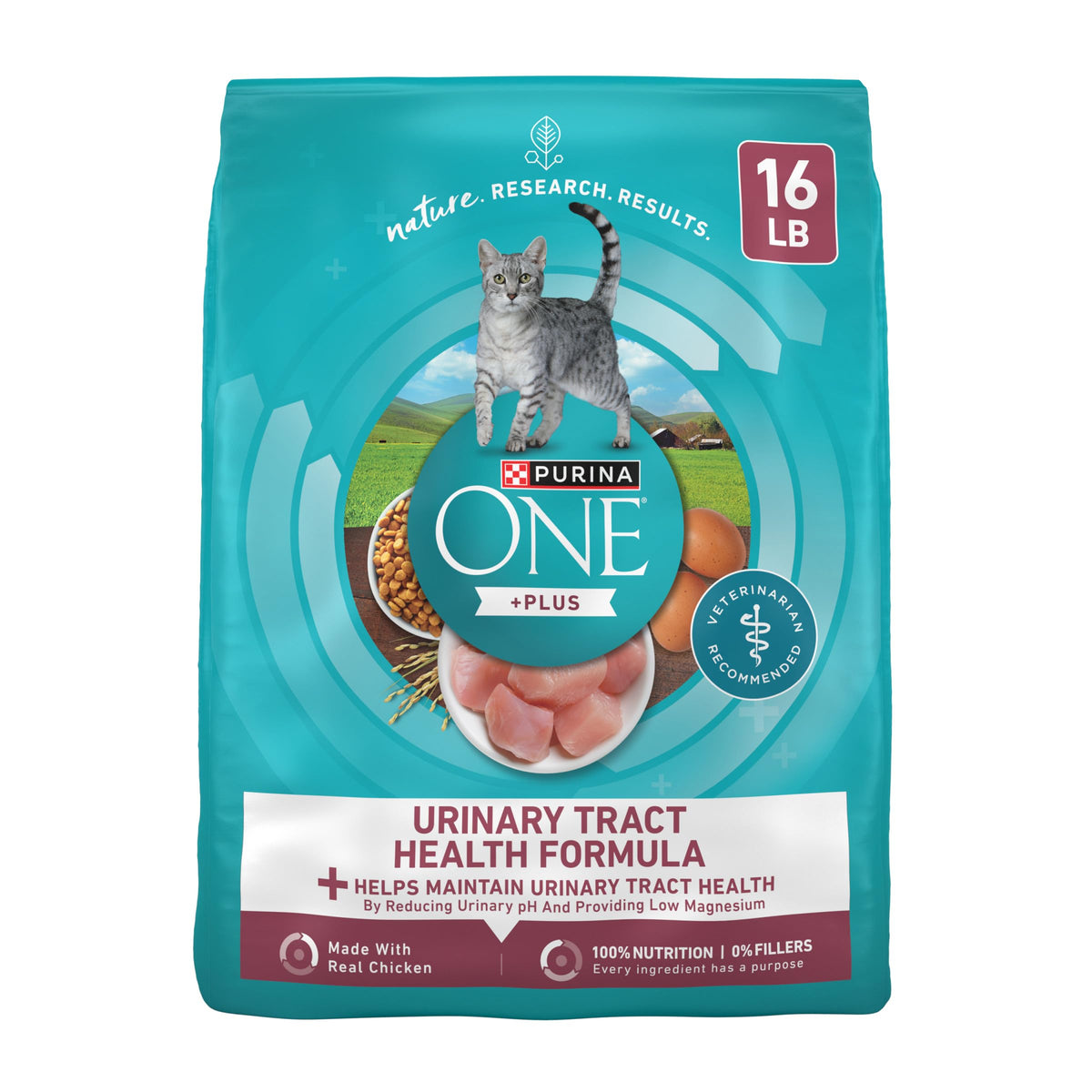 High Protein Urinary Tract Health Dry Cat Food 16 lb Bag P7153