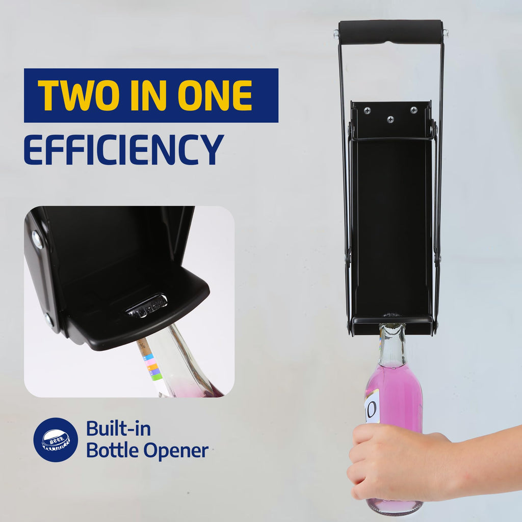 16oz Wall Mounted Can Crusher with Built-In Bottle Opener G5490