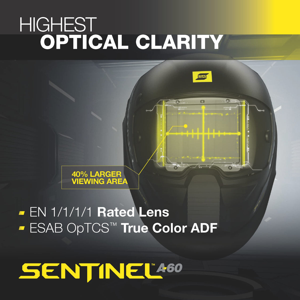 Black Nylon Welding Helmet H5083