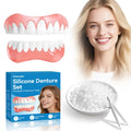 Moldable False Teeth Dentures Set with Dental Adhesive Beads K368