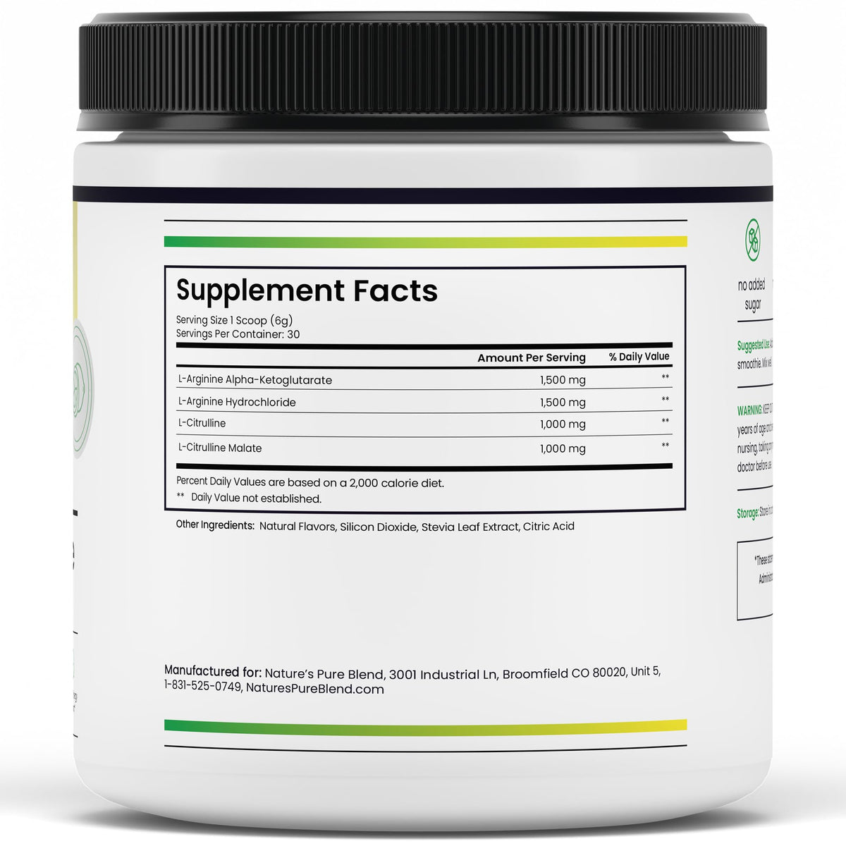 Liquid Nitric Oxide Supplement 5000 MG K861