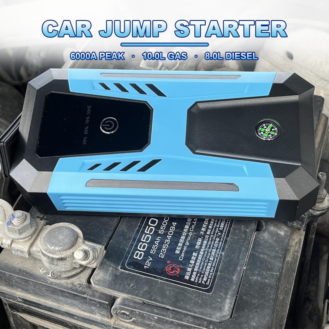 6000A Peak 12v Jump Starter Z211840