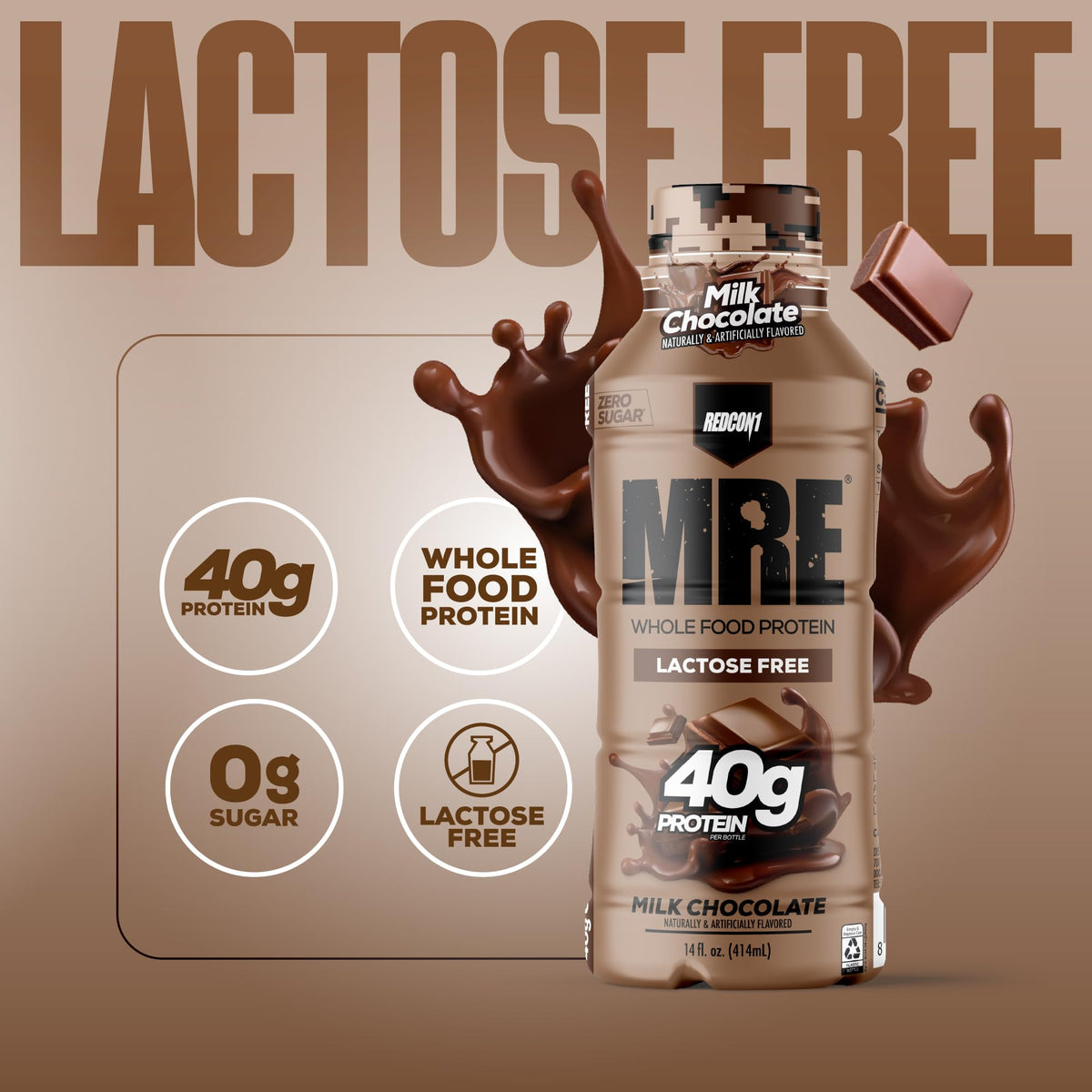 Milk Chocolate Lactose Free Protein Shake 12 Pack V371266