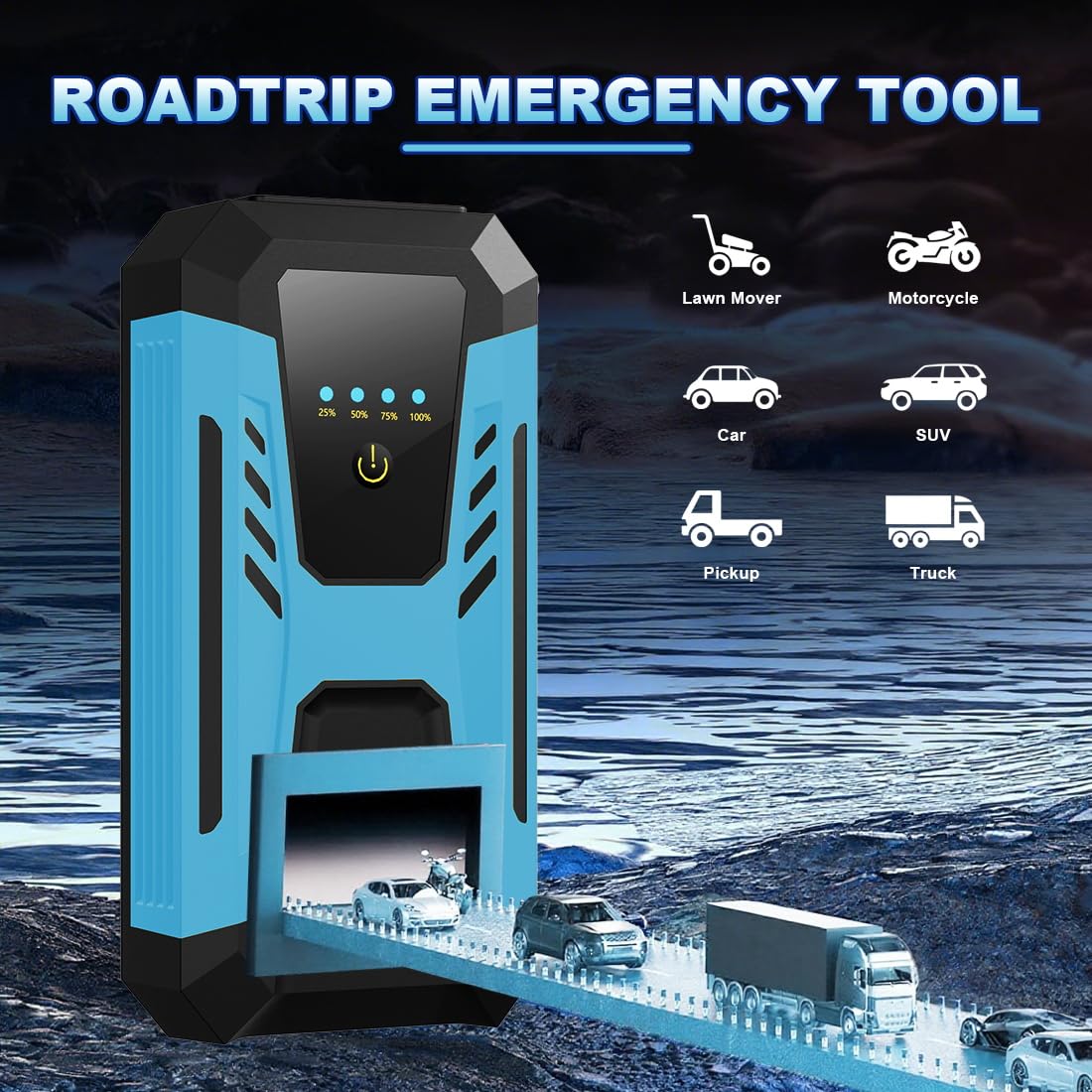 6000A Peak 12v Jump Starter Z211840