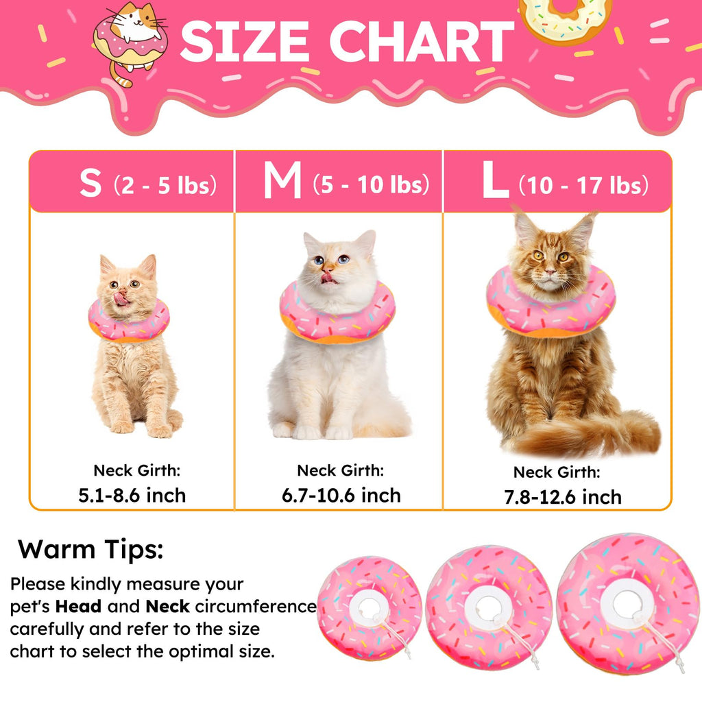 Soft Adjustable Cat Recovery Cone Collar L411