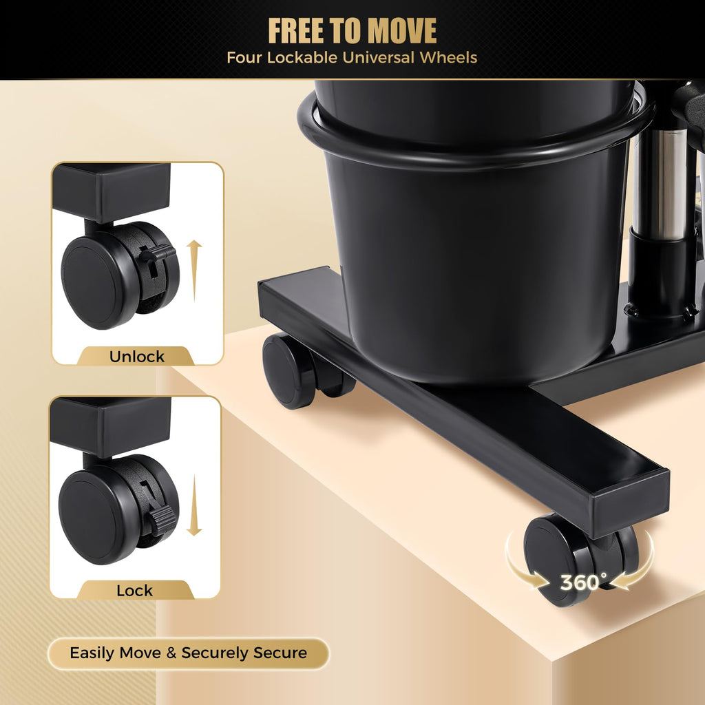 Portable Shampoo Bowl Hair Washing Sink with Electric Pump and 2 Water Tanks S9569