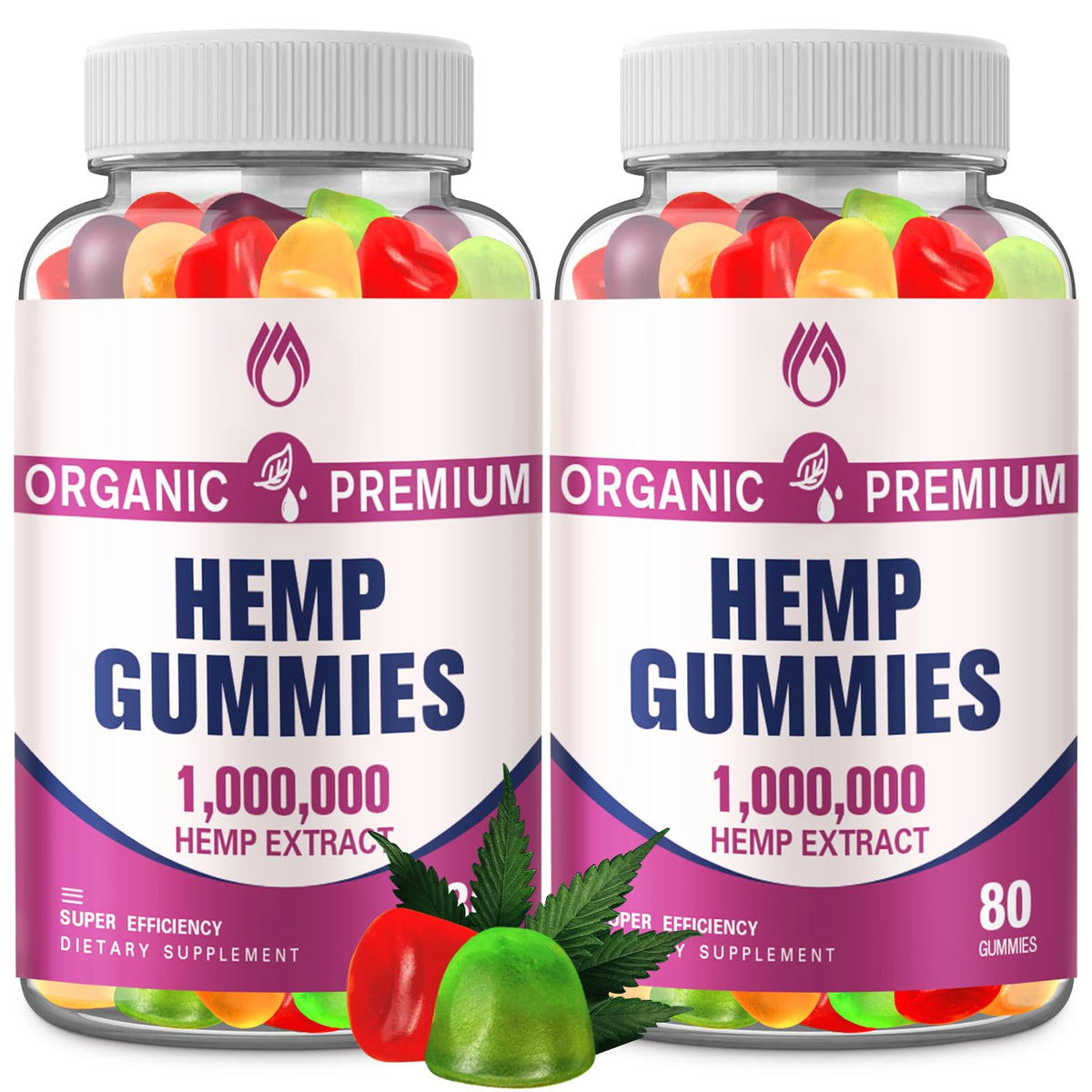 Hemp Gummies High Potency 2 Packs K622515
