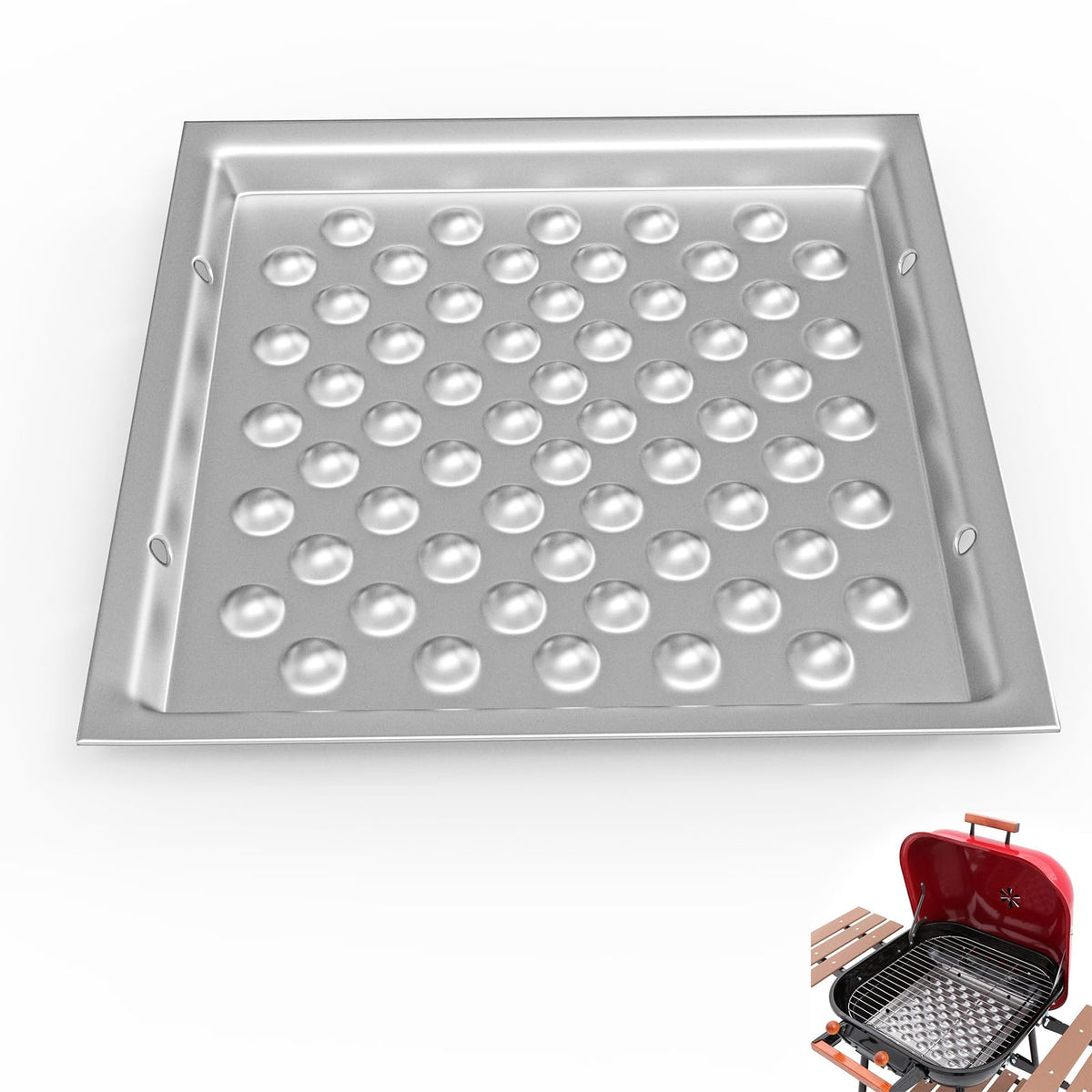 14.4" Charcoal Ash Tray Carbon Steel U403700