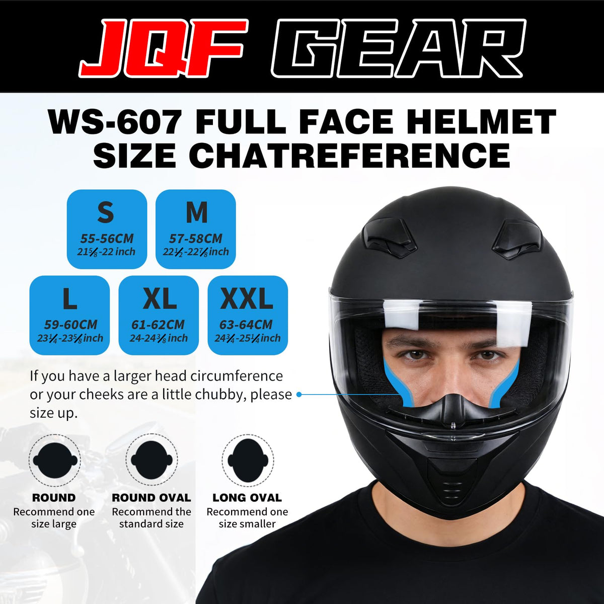 Full Face Motorcycle Helmet DOT Approved Q517452