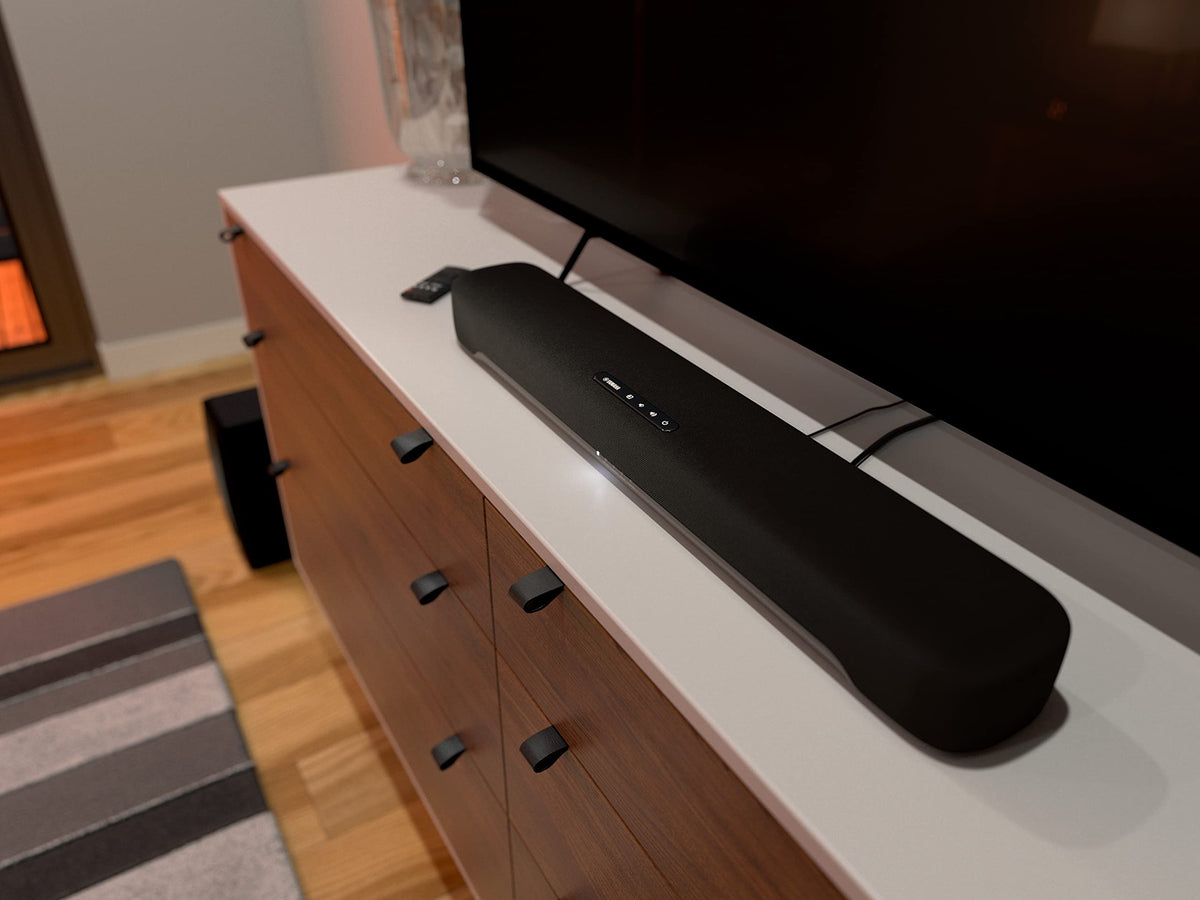 Compact Sound Bar with Wireless Subwoofer and Bluetooth, Black D90330