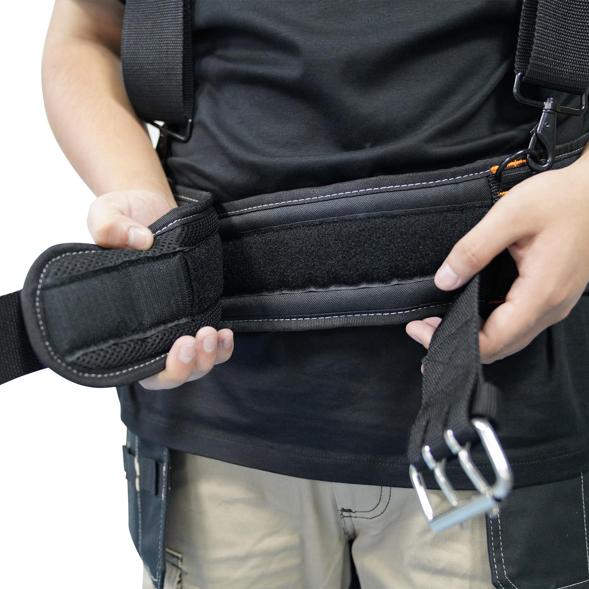 Heavy Duty Polyester Padded Tool Belt, Black L3761