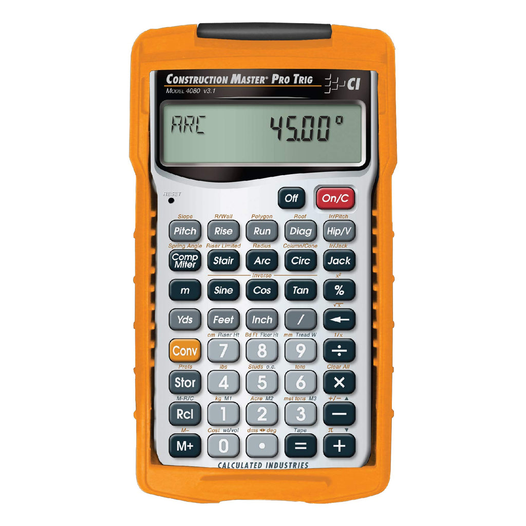 Construction Calculator with Case K274158