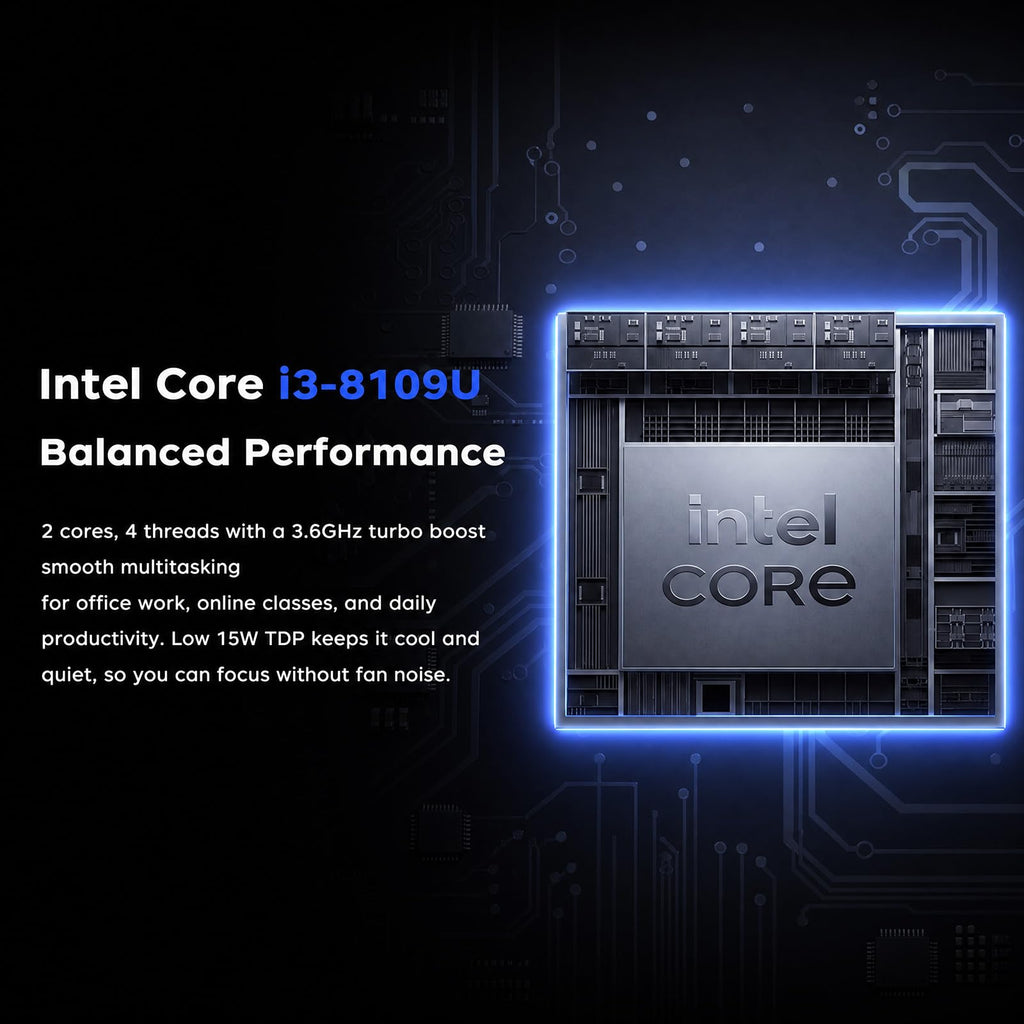 Laptop with Intel i3 Processor, 8GB RAM 256GB SSD, 15.6" FHD Display Q20476
