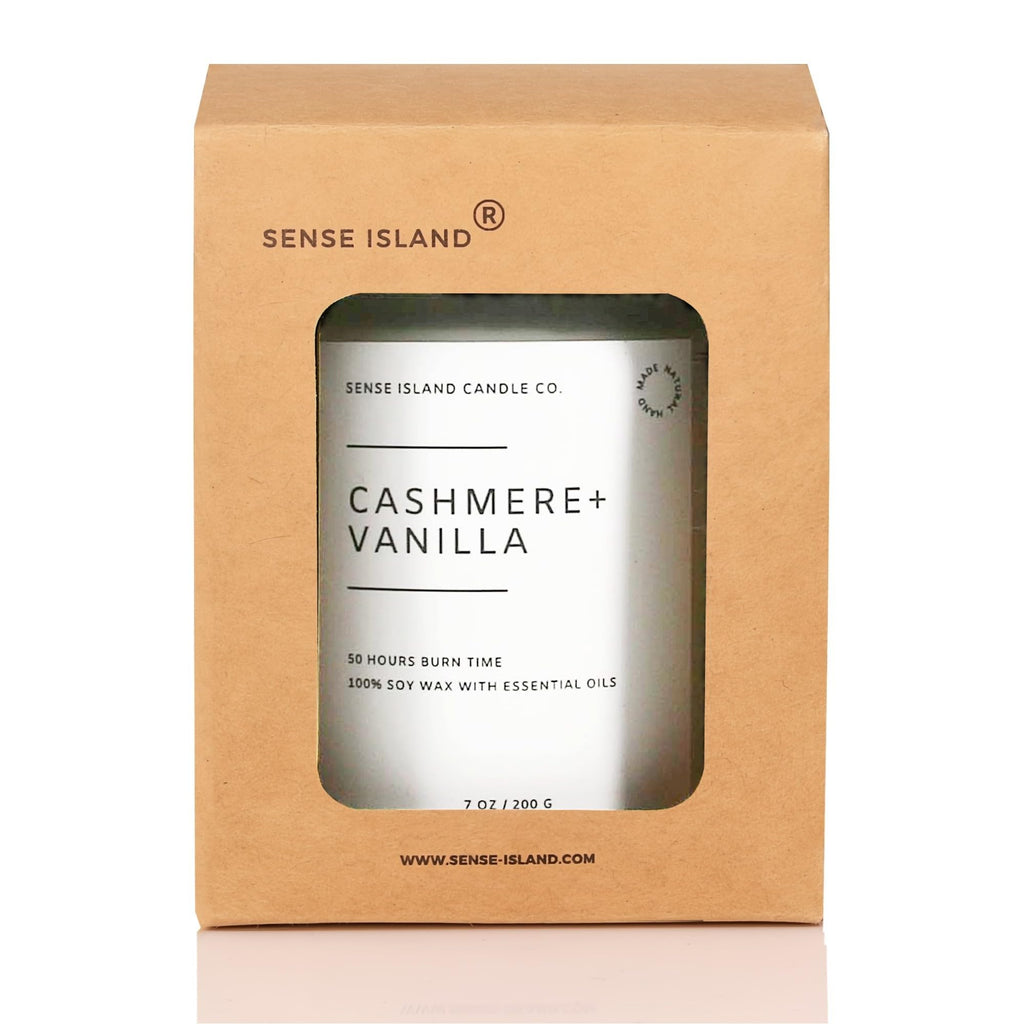 Vanilla Cashmere Scented Soy Wax Candle G61477