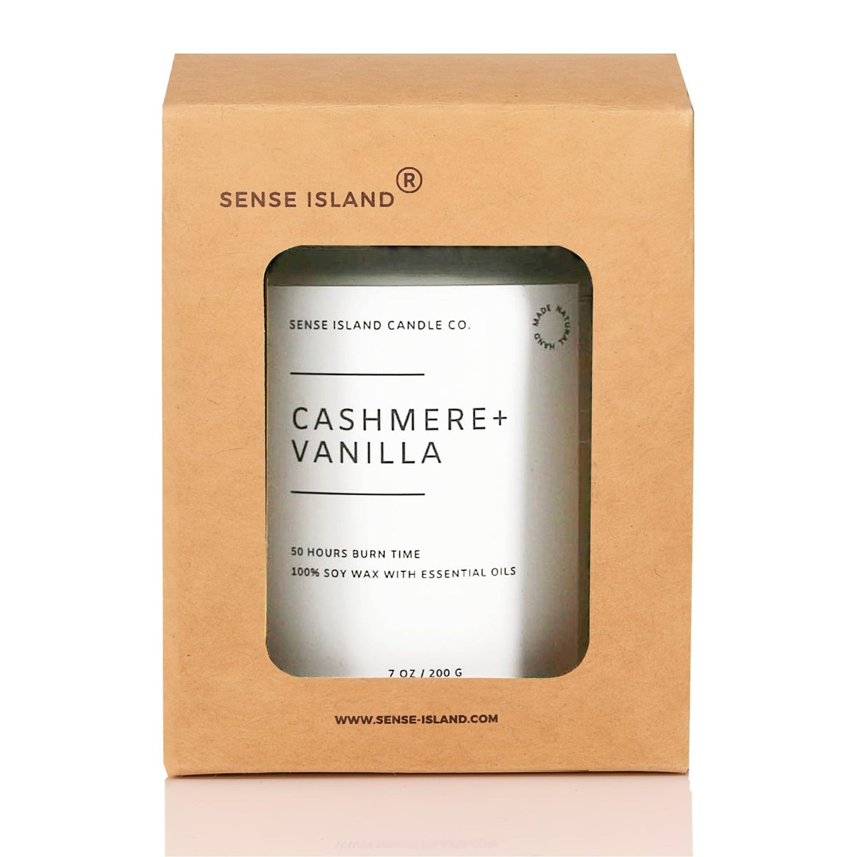 Vanilla Cashmere Scented Soy Wax Candle G61477