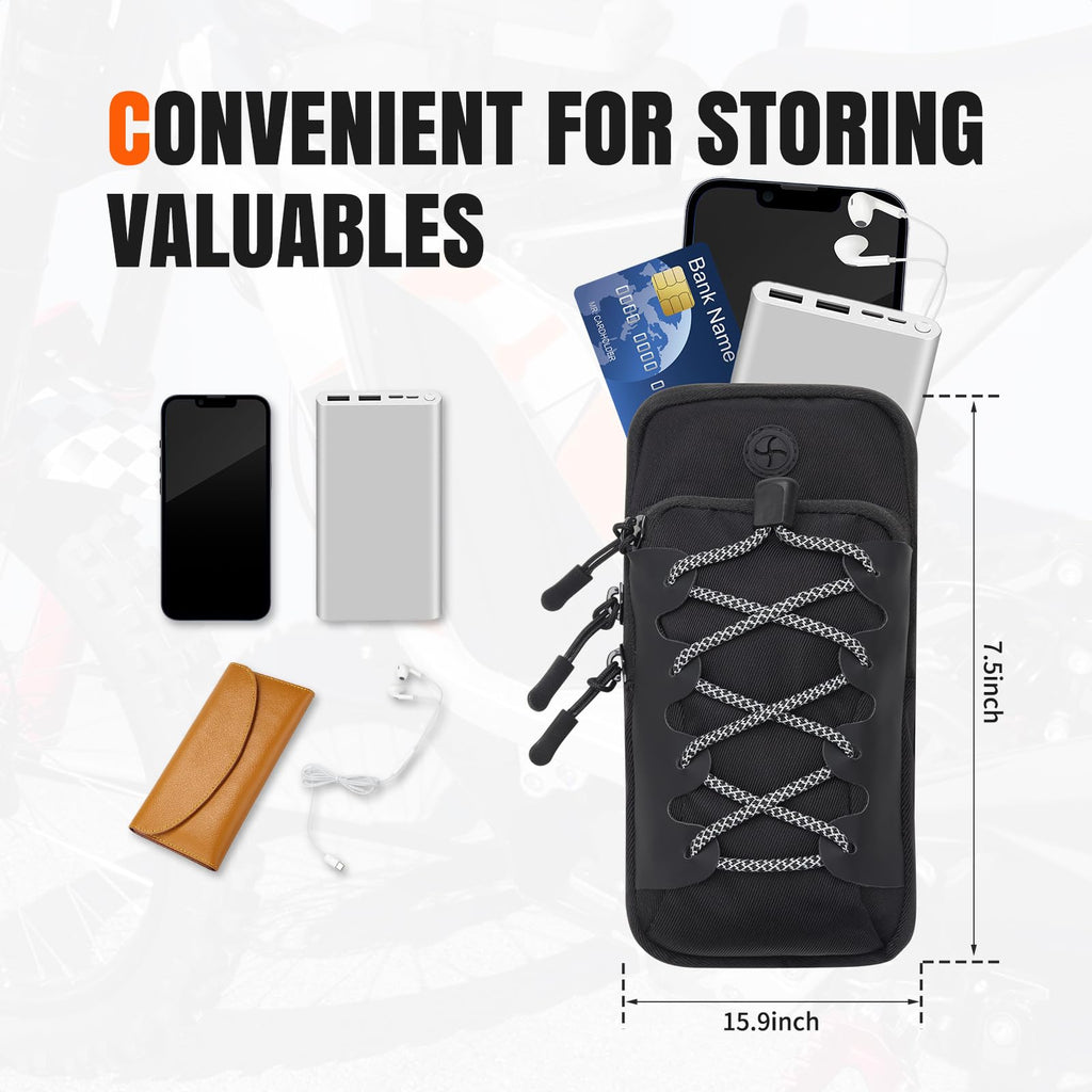 Black Dirt Bike Frame Bag Q719005