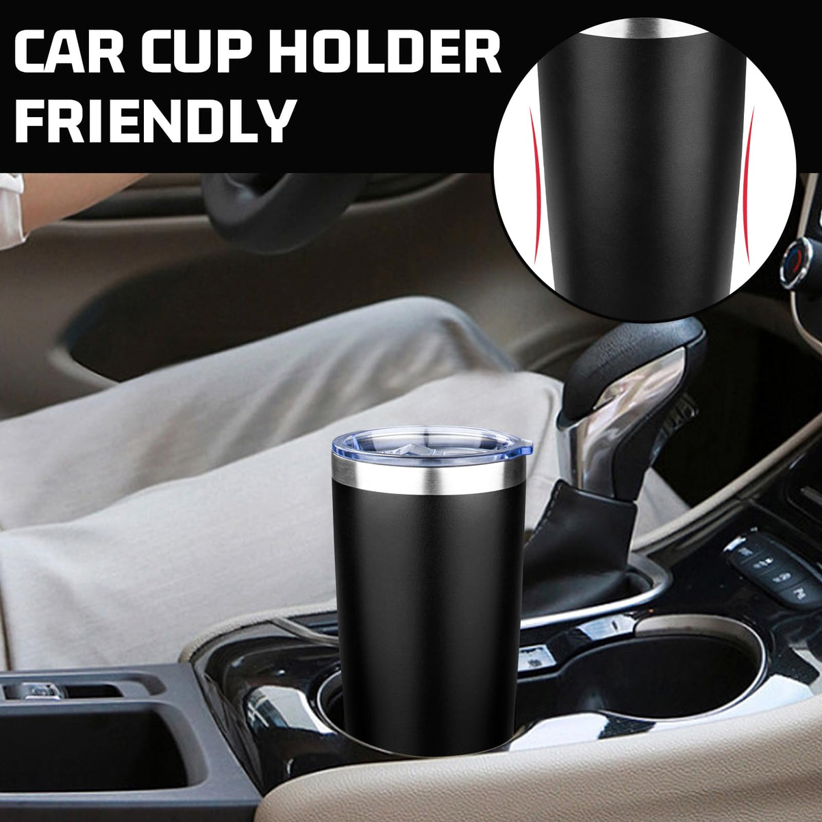 20oz Stainless Steel Insulated Tumbler with Lid R4595