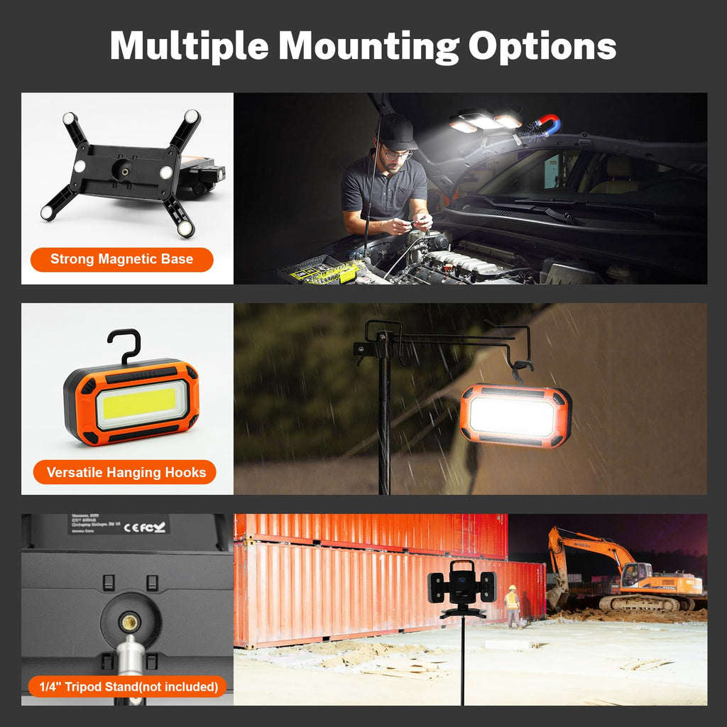 5000LM Rechargeable Magnetic Work Light I59017