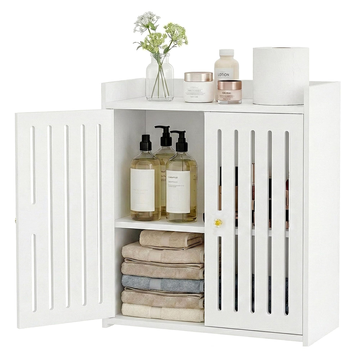 3-Tier Wall Bathroom Storage Cabinet Q830656