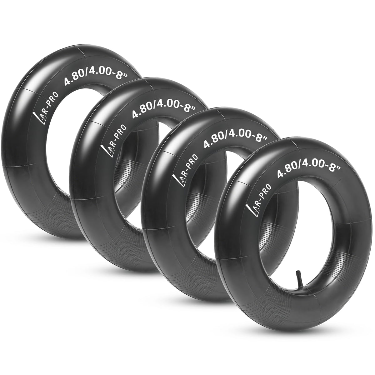 4.80/4.00-8" Inner Tube with TR-13 Straight Valve Stem (4-Pack) U72537