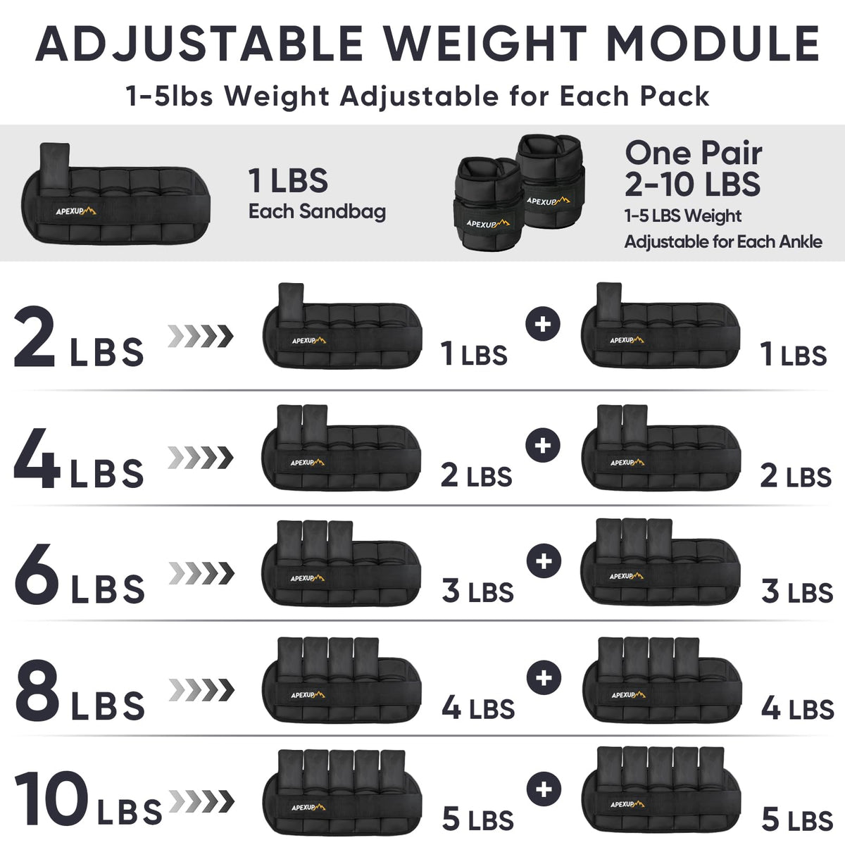 Adjustable Ankle Weights and Weighted Vest S689725