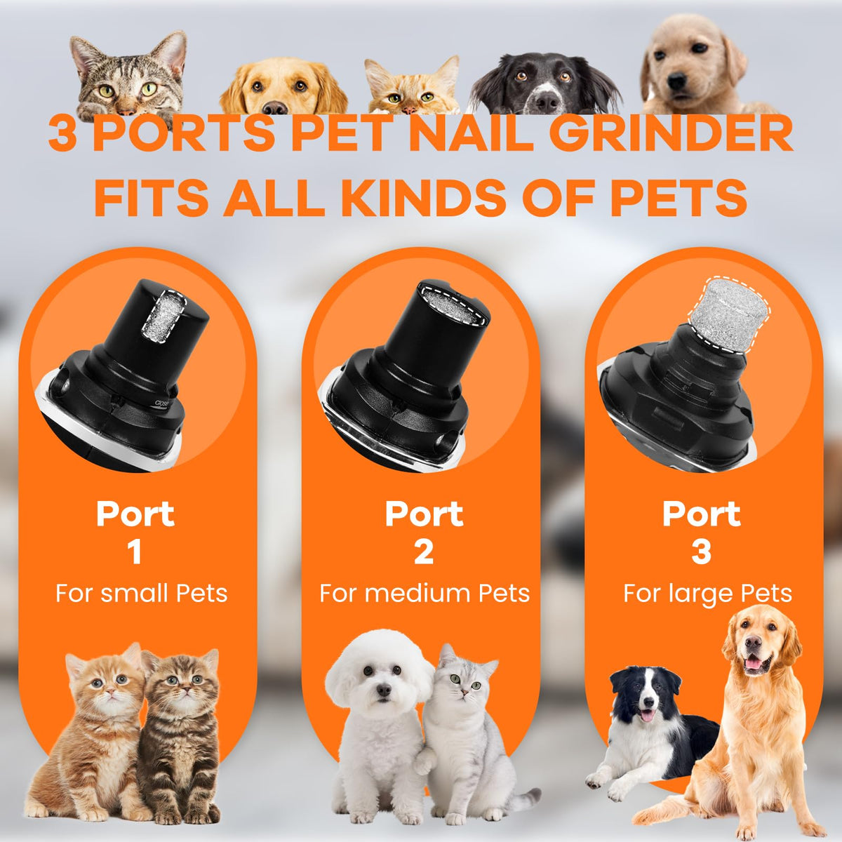 Rechargeable Electric Pet Nail Grinder X67072