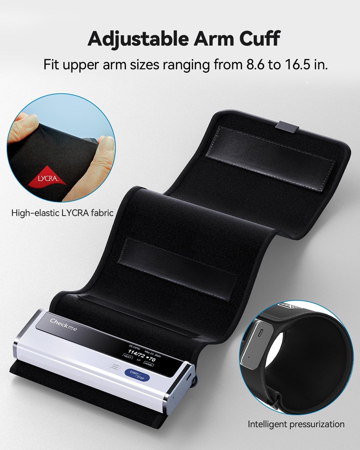 Upper Arm Blood Pressure Monitor with Bluetooth Cuff N6691
