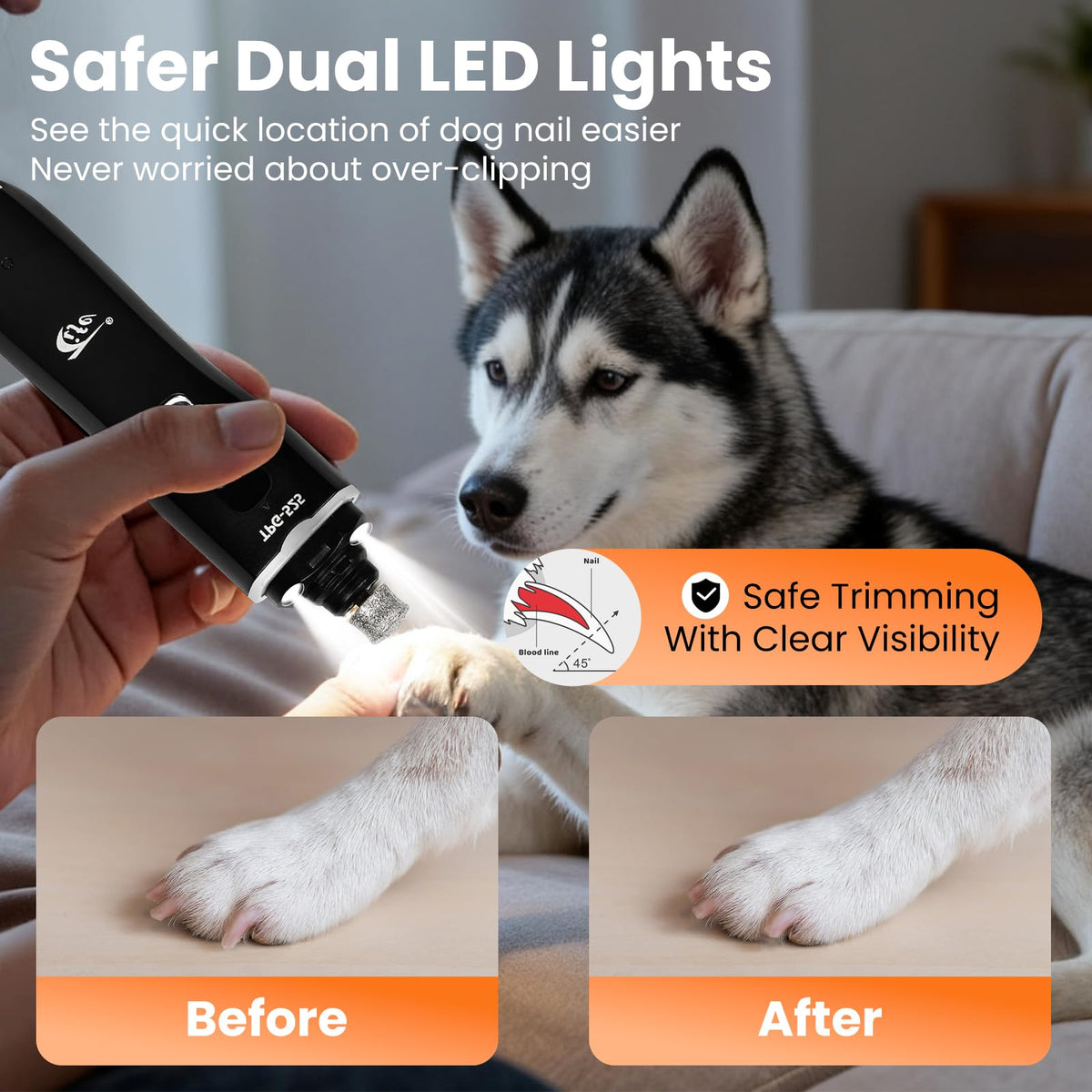 Rechargeable Electric Pet Nail Grinder X67072