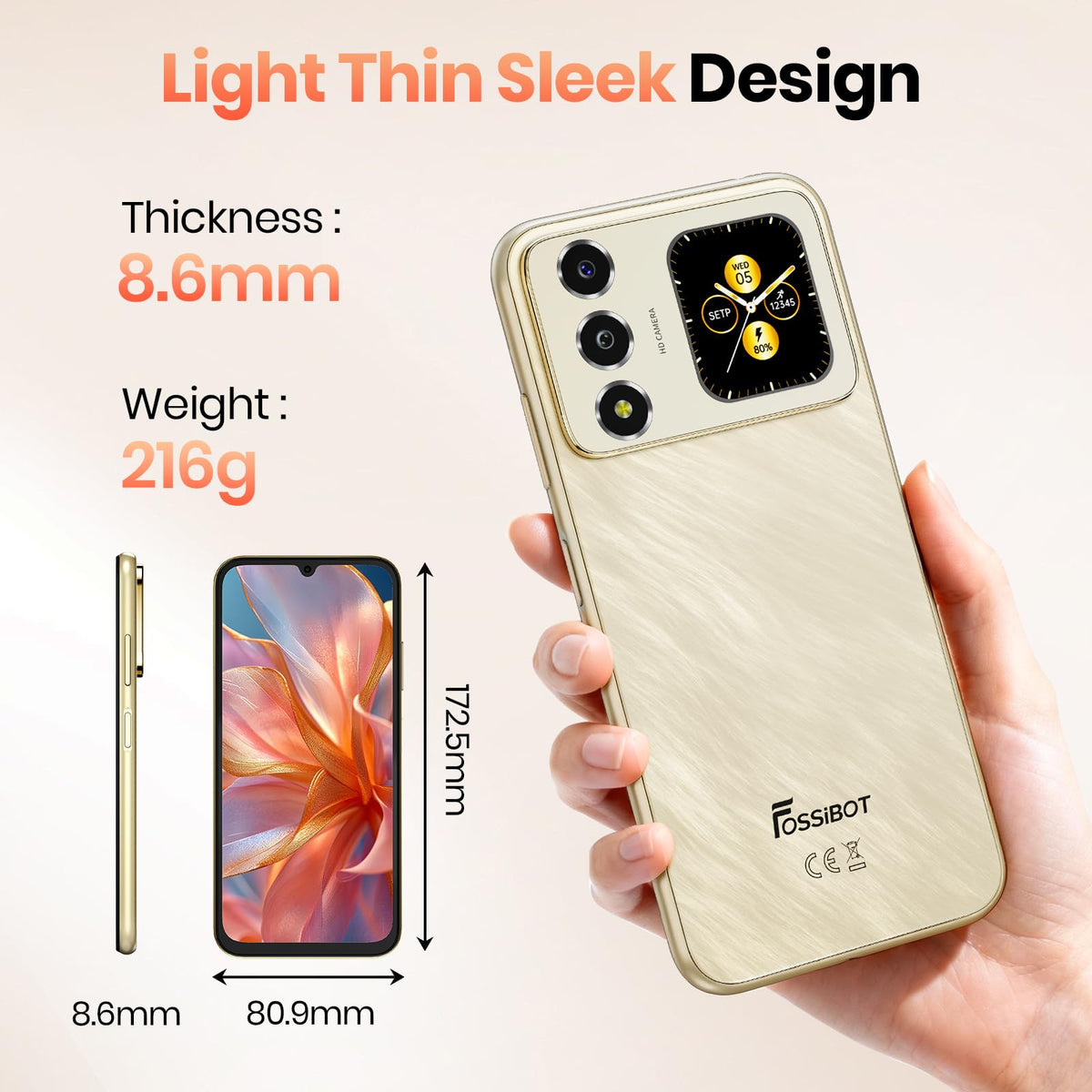 Unlocked 32GB+256GB+2TB Android Smartphone Q422413