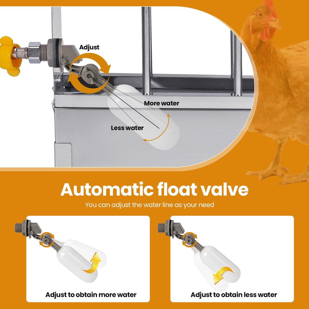 Stainless Steel Chicken Waterer N798