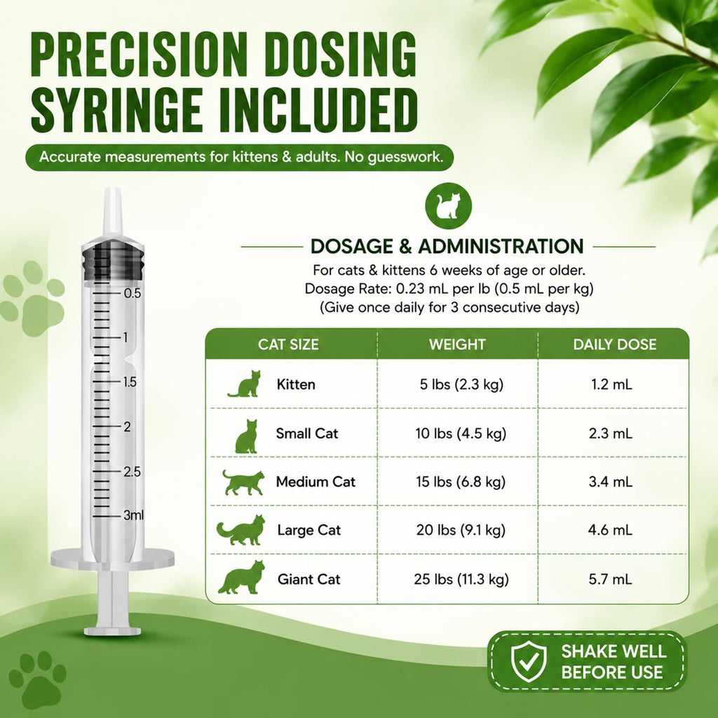 Liquid Dewormer Oral Suspension for Cats R783