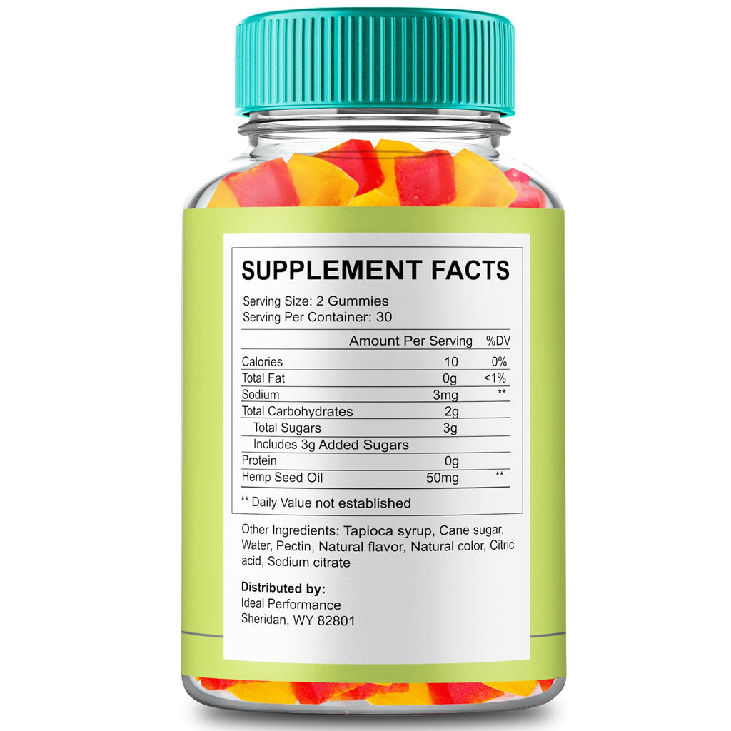 Hemp Gummies 60 Gummies W456