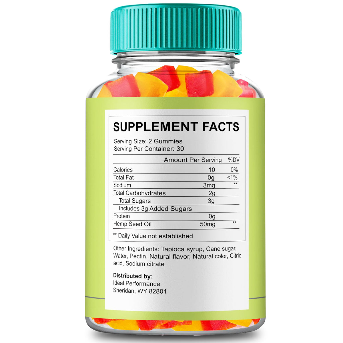 Hemp Gummies 60 Gummies W456