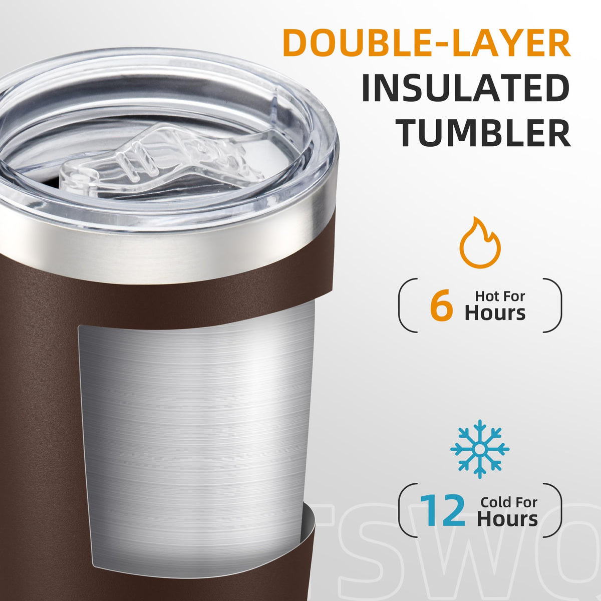 20 oz Stainless Steel Insulated Tumbler with Lid Q810