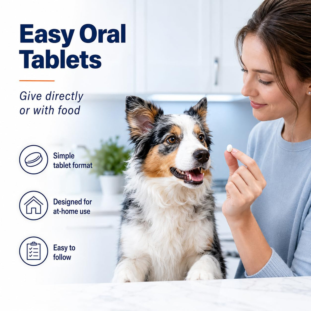 Pyrantel Pamoate & Praziquantel Canine Tablets 48 Tablets P9457