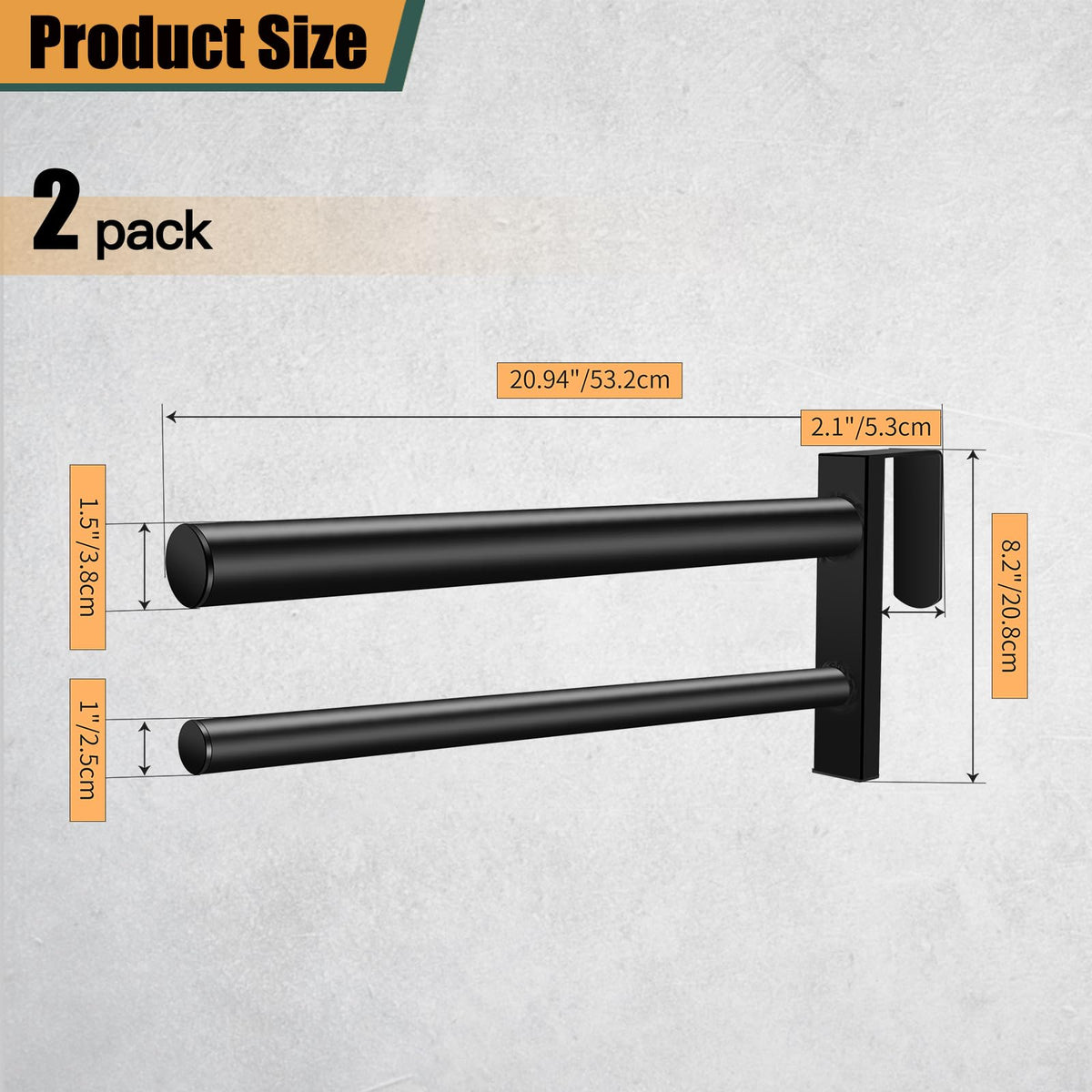 Heavy Duty Portable Saddle Rack Stand with 2 Bars Y211