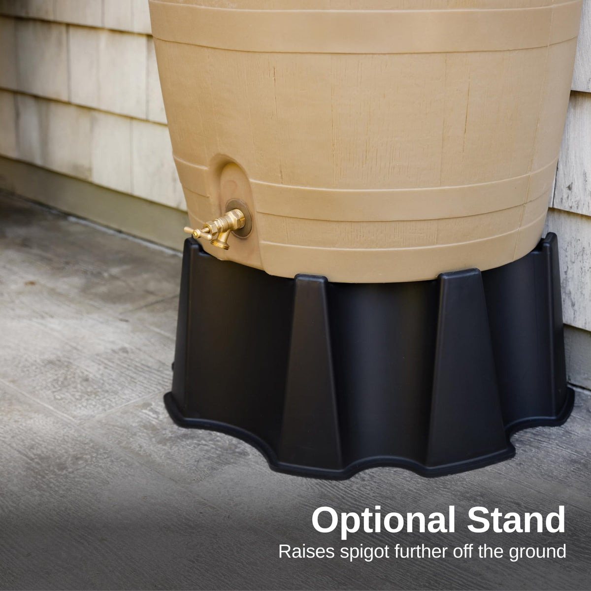 50-Gallon Rain Water Collection Barrel with Brass Spigot M28424