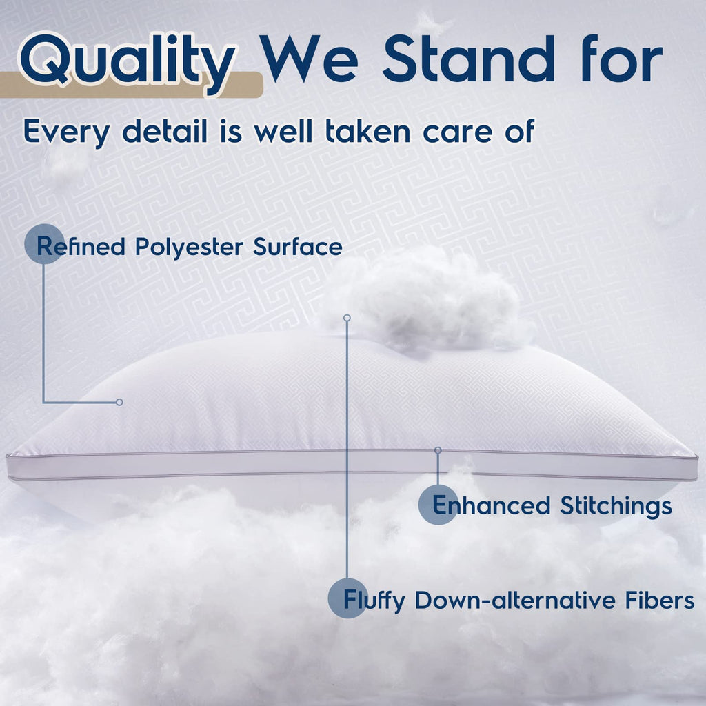 King Size White Pillows Set of 2 M8588