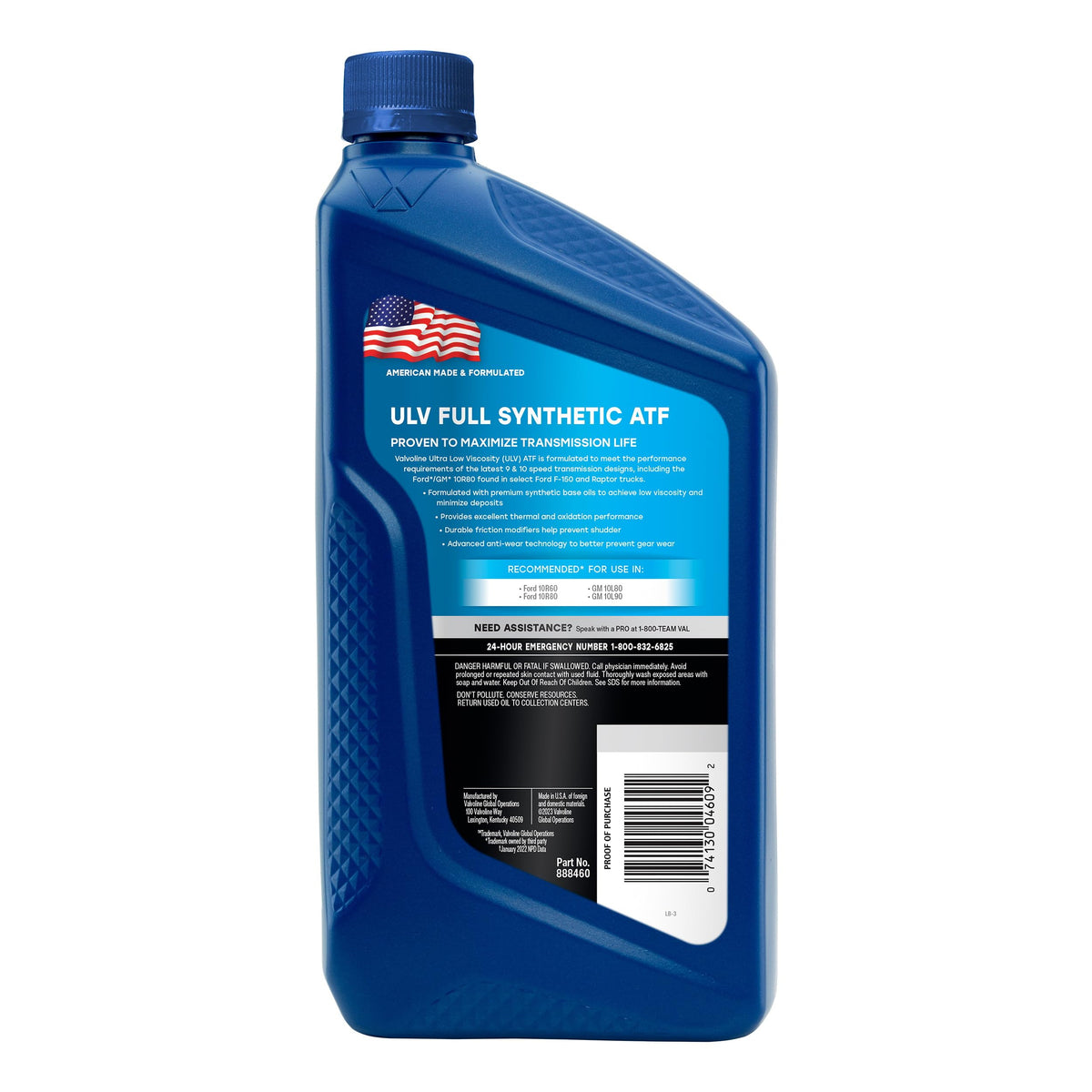 ULV Transmission Fluid Case of 6 D25456