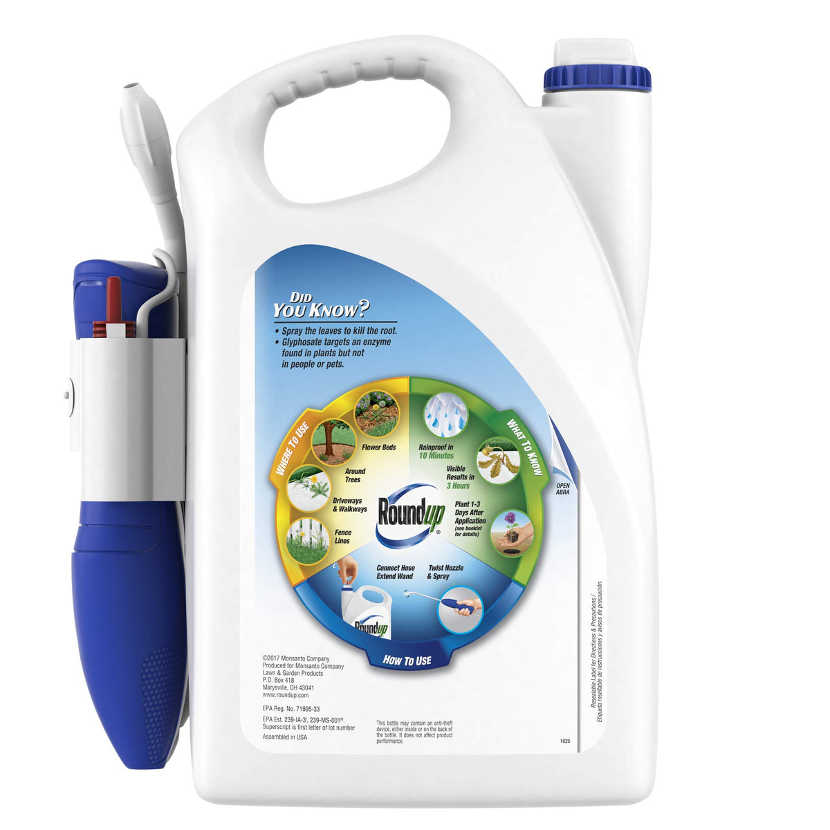 Ready-to-Use Weed & Grass Killer with Comfort Wand, 1.33 gal. F7801