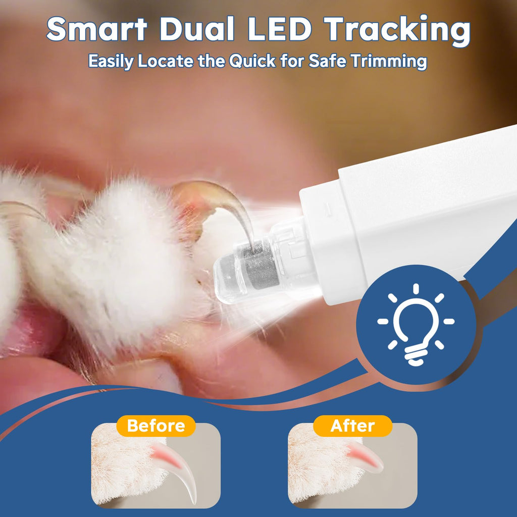 5-Speed Dog Nail Grinder with 2 LED Lights X96800