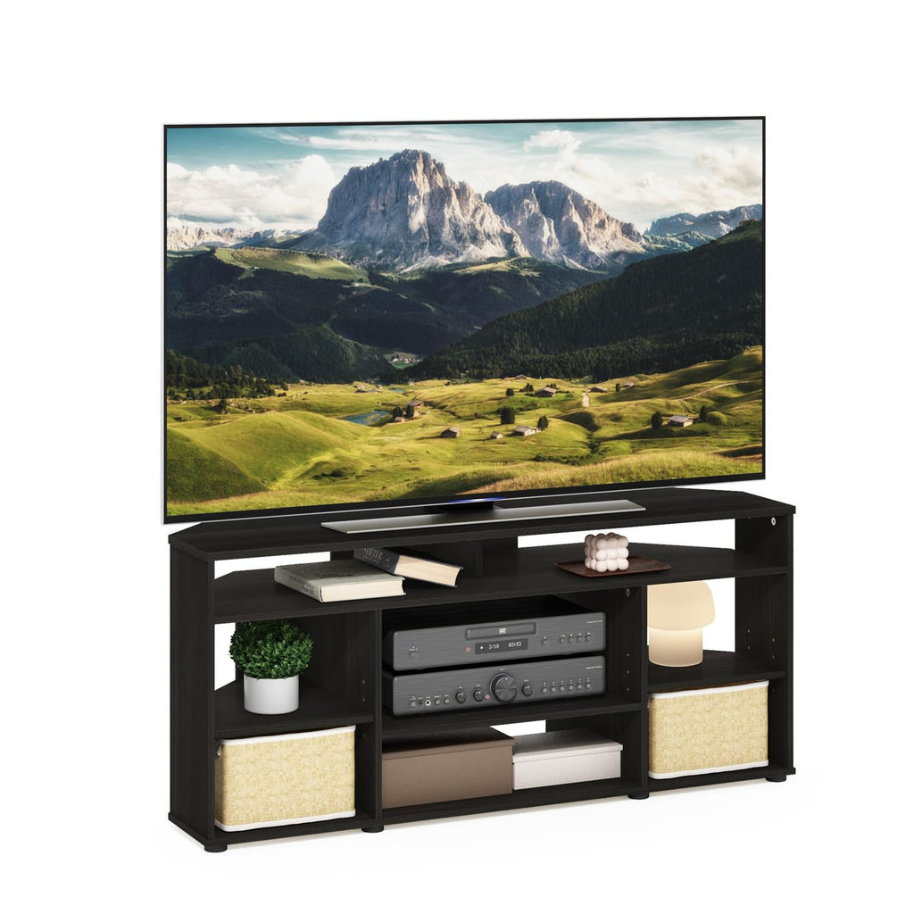 Corner TV Stand up to 55 Inch Espresso Finish I13416