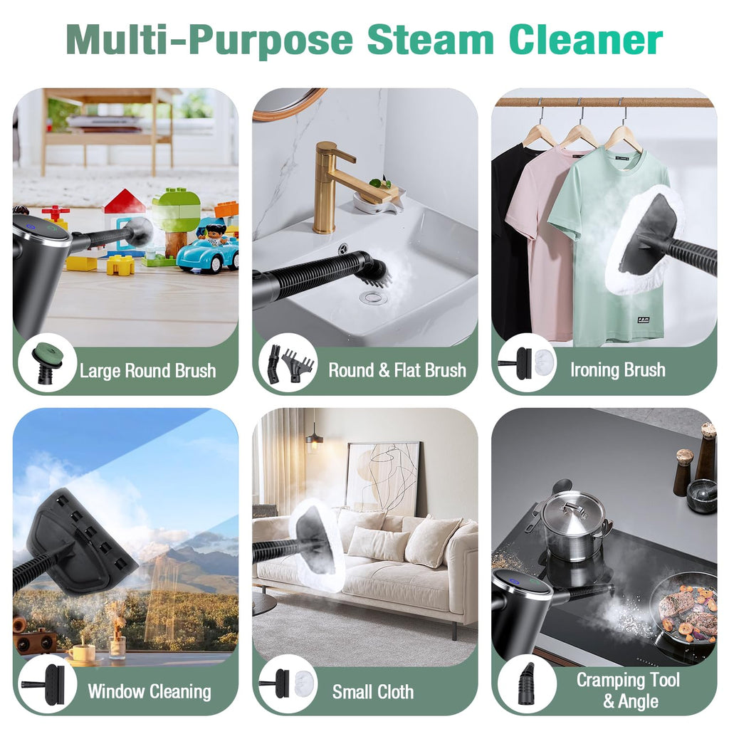 11-in-1 Detachable Handheld Steam Mop F8248
