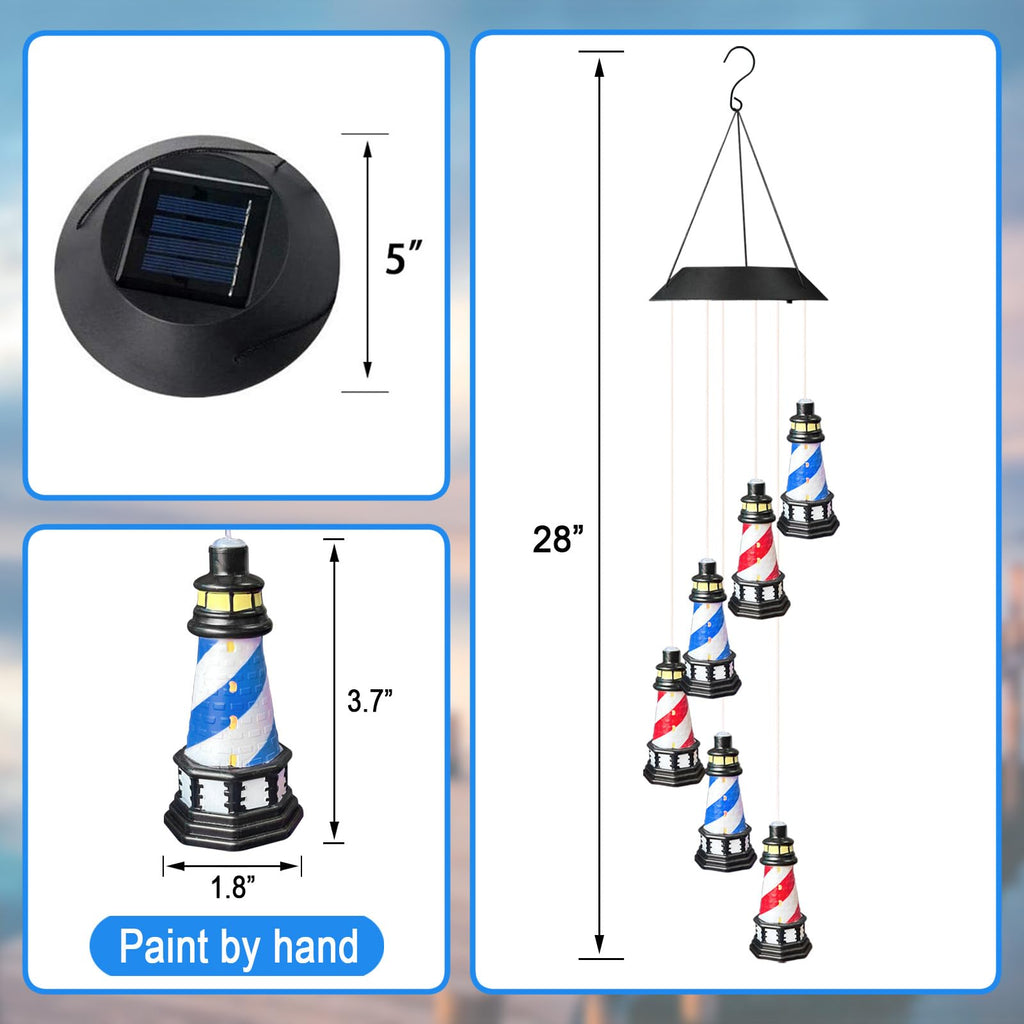 Color Changing LED Wind Chimes Y464
