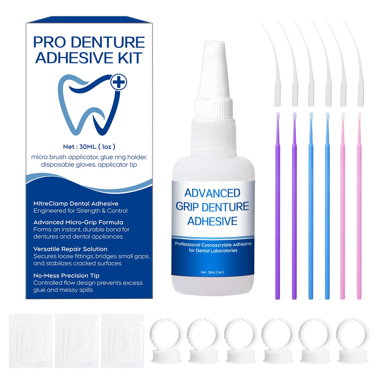 Dental Lab Instant Bonding Glue 1oz X67721