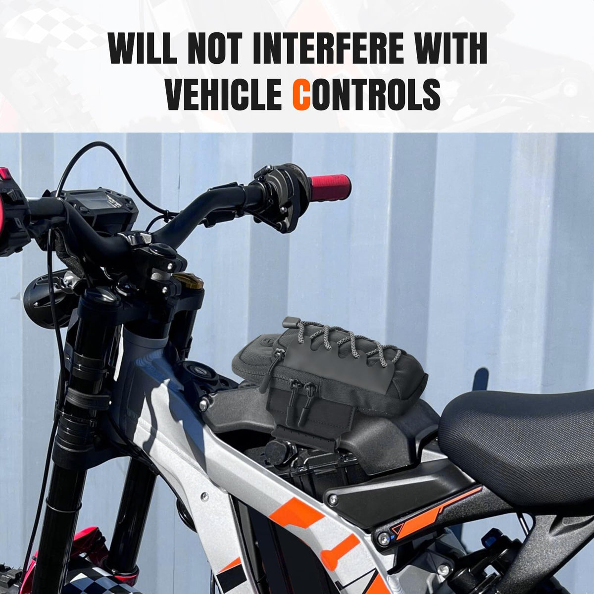 Black Dirt Bike Frame Bag Q719005
