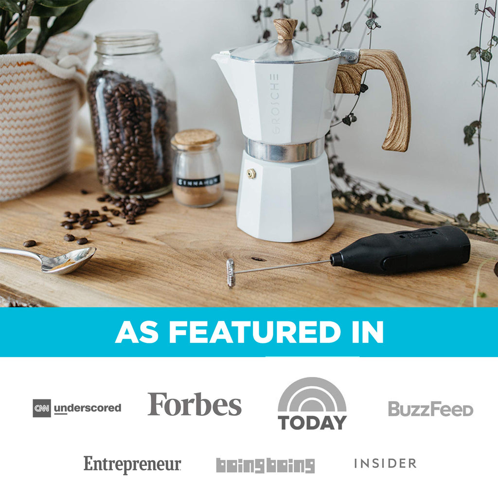 Stovetop Espresso Maker Moka Pot 5 oz White H597810