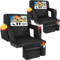 Stadium Seat with Back Support and Armrests 2-Pack I8374