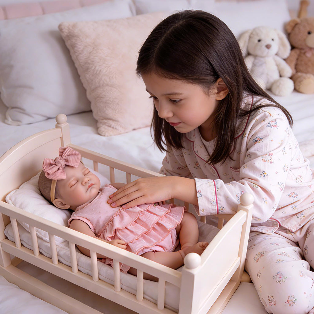 20-Inch Sleeping Newborn Girl Doll V6516